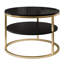 CIRI SLIM Round Coffee Table with Shelf-541825863