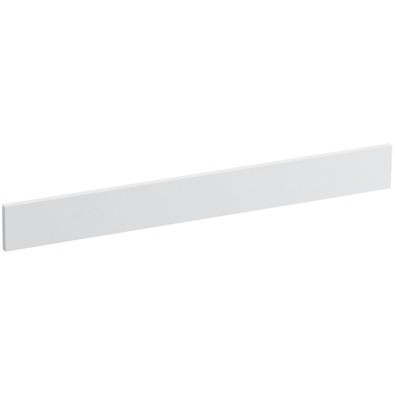 Solid/Expressions 31" Backsplash Kit, White Expressions