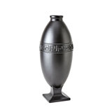Greek Key Handmade Ceramic Table Vase
