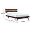 Lucinda Lit plateforme en bois massif Anhua-1100251497-1120080783