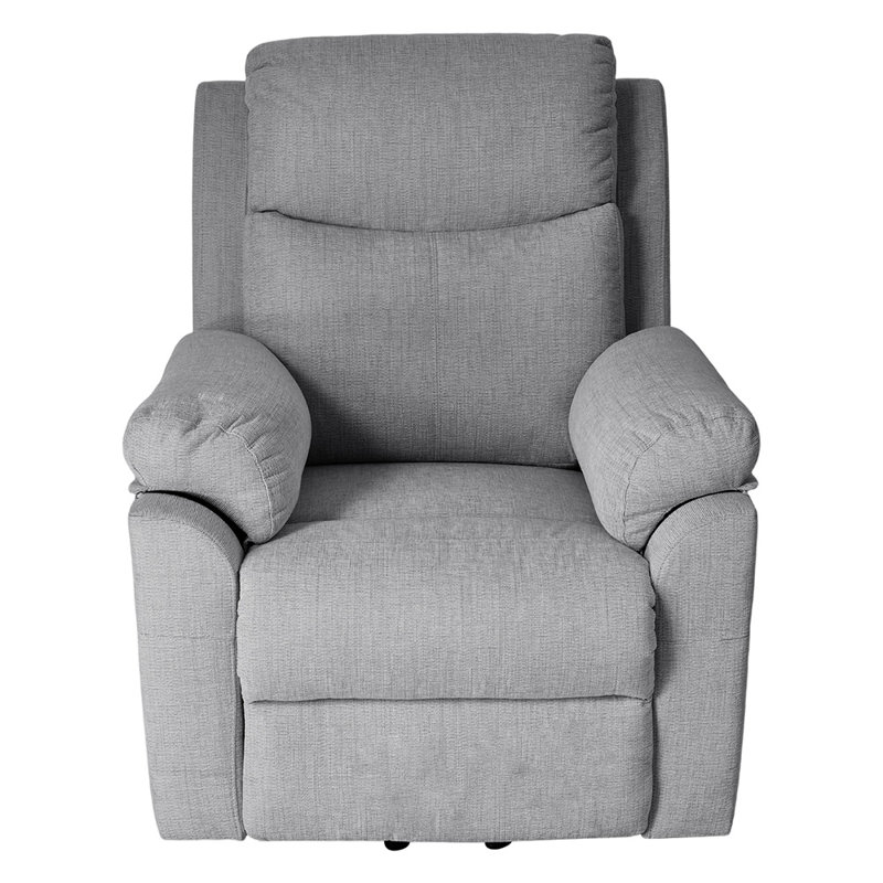 75cm Wide Chenille Wall Recliner Standard Recliner, Grey