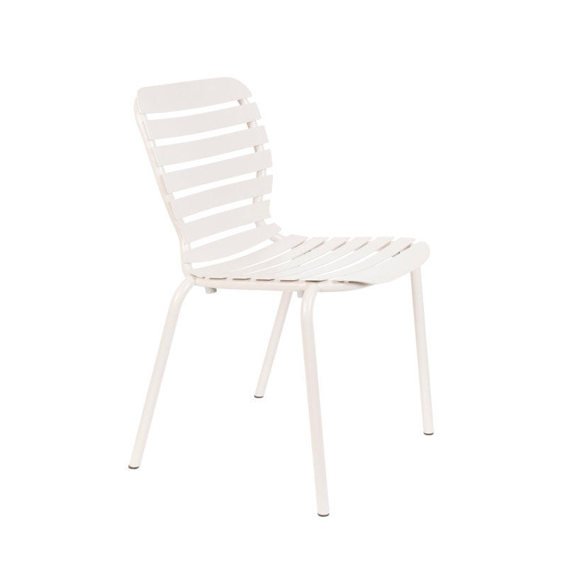 Chaise d'appoint de patio, Blanc