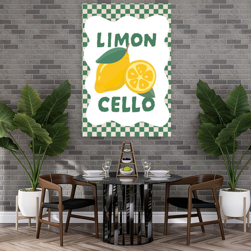 Zesty Limoncello, 60" H x 40" W