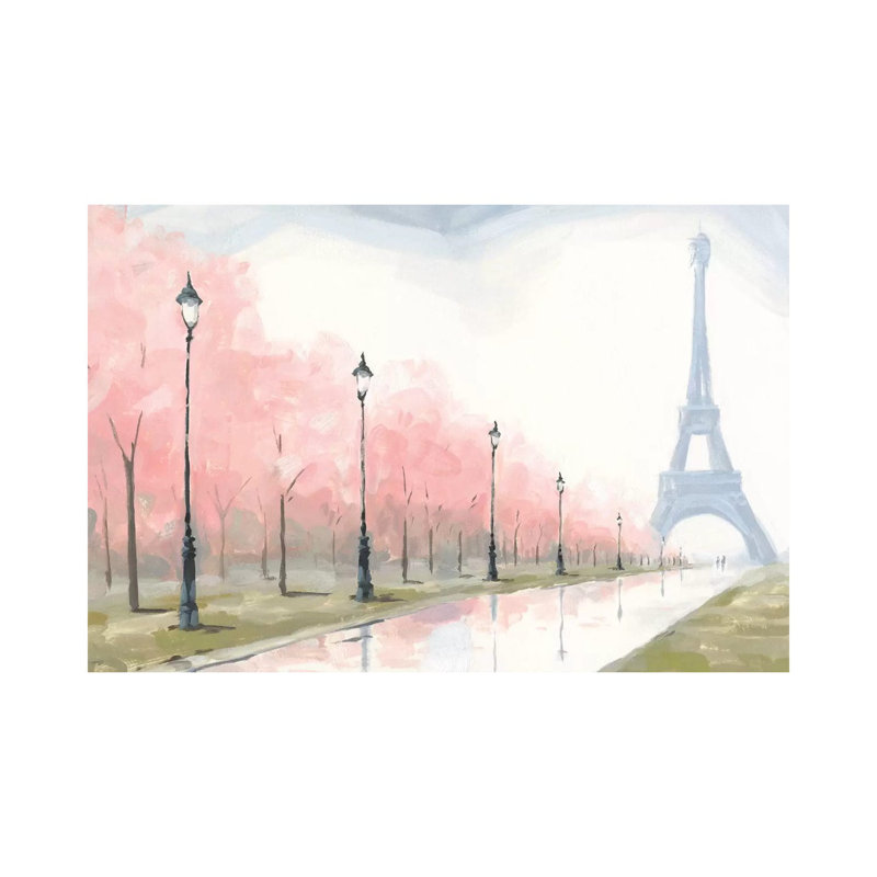 Paris Au Printemps I by Jacob Green - Wrapped Canvas Gallery-Wrapped Canvas Giclée, 66.04cm H x 101.6cm W x 1.905cm D