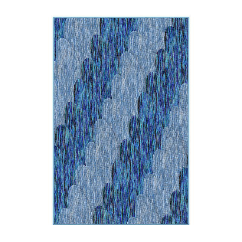 Tapis bleu, Rectangle 5 pi x 8 pi