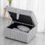 Fauteuil en fausse fourrure avec repose-pieds-210927390
