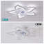 Cleal LED ceiling fan with lighting, creativity 5 -light, quiet dimmable ceiling light with remote control and app