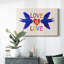 Love Loudly Collection A-Gallery Wrapped Canvas-860540907