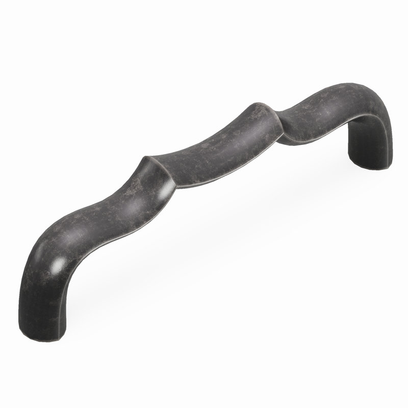 Trellis Bar Pull, 3-3/4", Black Nickel Vibed