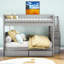 Lit superposé double en bois avec tablettes Graner Kids-160210967