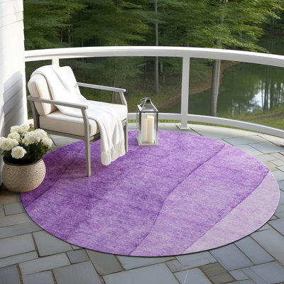 Tapis intérieur / extérieur Lavonia avec envers antidérapant