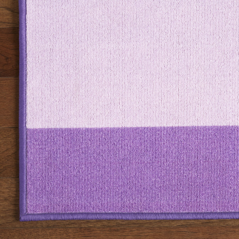 Tapis lavable pour enfant Eneas Llama 3 pi x 5 pi, multicolore / mauve / blanc, Rectangle 3 pi x 5 pi