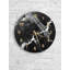 Horloge murale en verre trempé noir, horloge Art abstrait, décoration murale moderne, horloge murale silencieuse, horloge murale décorative, cadeau de pendaison de crémaillère-1738439238-1738439239