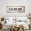 «Bless Our Home Typographie», impression sur toile-92496325