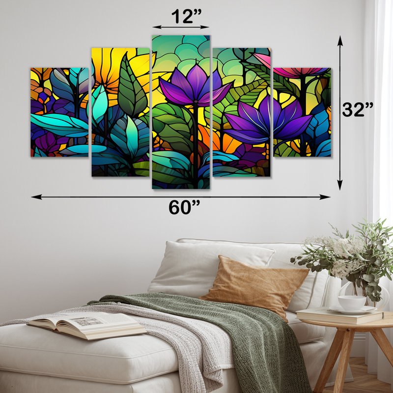 Multicolore, art mural multicolore jungle multicolore