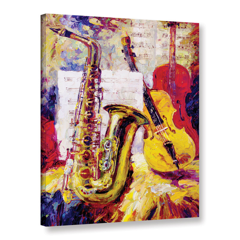«All That Jazz», reproduction sur toile, H 32 po x l 24 po x P 2 po, Toile tendue