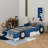 Race Car-Shaped Platform Bed With Wheels-502442465-502442474