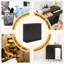 40 po X P 14 po P 36 po Armoire de cuisine noire à 2 tiroirs avec base H inclinable