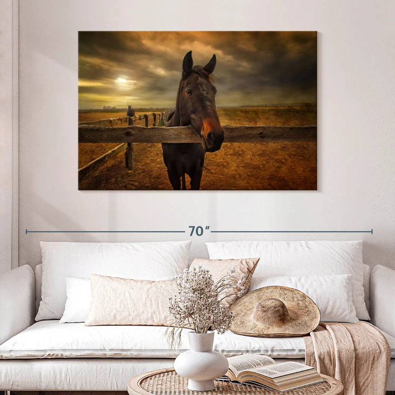Brampt Farm Horse, 32" H x 48" W