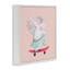 Skateboarding Elephant with Flowers, giclée encadrée, design par Rachel Nieman-1330422320-1330422321
