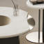 Table basse ronde moderne en marbre