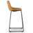 Upholstered Counter Stool with Metal Frame-339263135-368227591