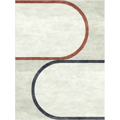 Cercle Handmade Abstract Area Rug