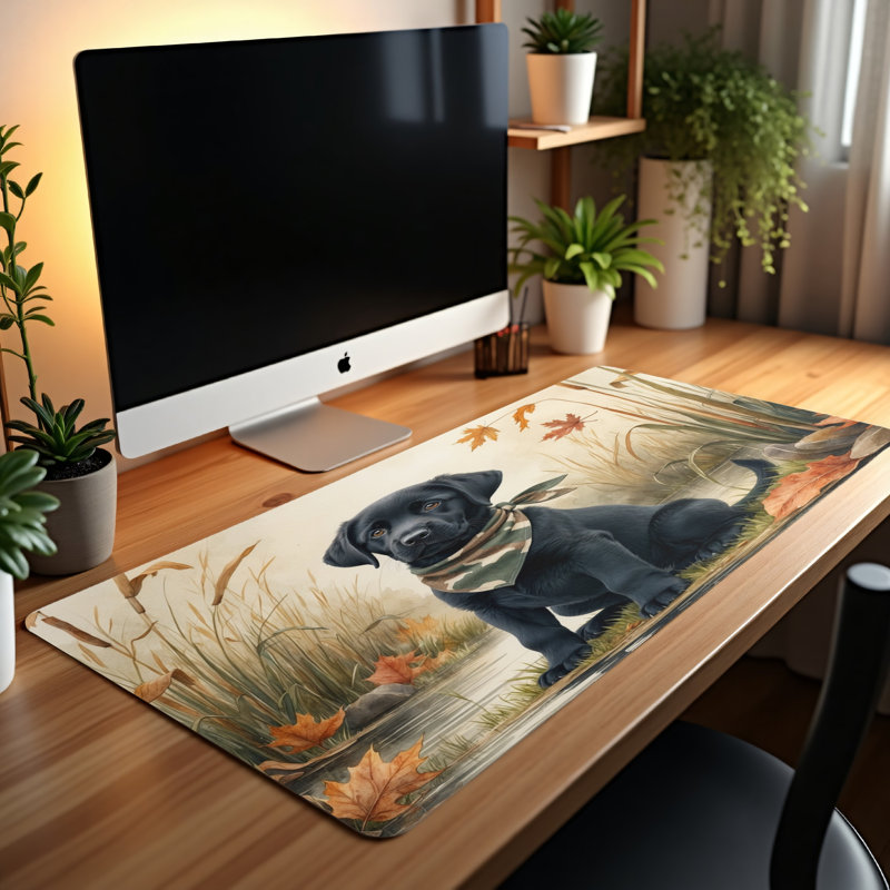 Polyester Desk Pad, 31.5x15.5
