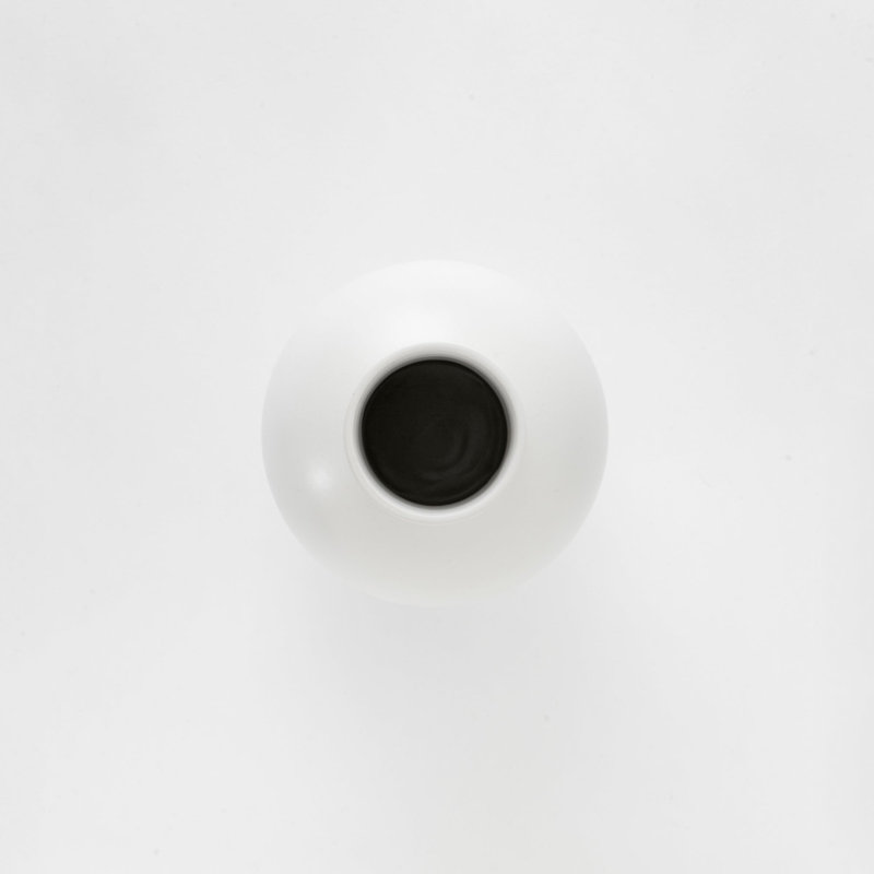 Strøm Vase by Nicholai Wiig-Hansen, Vaporous Gray, overall height- 6.3"