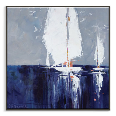 Go With The Flow by Catherine Fitzgerald - Painting on Canvas