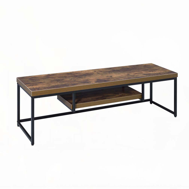 1-Shelf TV Stand, 16"H x 59"L x 16"W, Brown