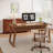 55.1" W Writing Desk with Drawer, MDF-49640837