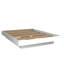 Chambre à coucher Zen KAPPA - Lit plateforme avec table de chevet (1) - Assemblage facile, aucun sommier requis-1824740549