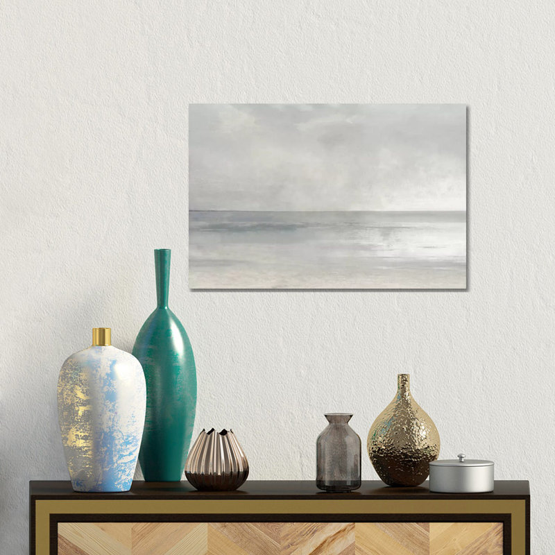 Pastel Seascape II by Christy McKee - Print on Canvas, Wrapped Canvas, 20.32 cm H x 30.48 cm W