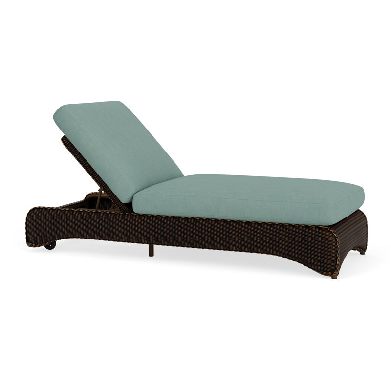 Loom Outdoor Chaise Lounge, Mink, Fife Sahara