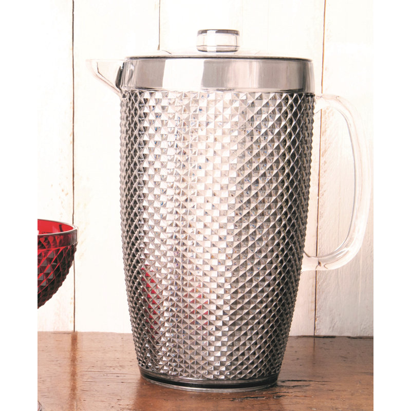 Diamond Blue Colour Pitcher 2,5 Lt., Transparent