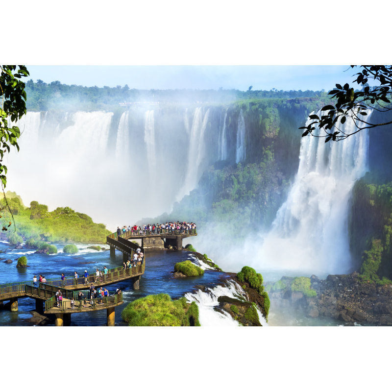 Chutes d'Iguazu - Photographie sur toile tendue, H 8 po x l 12 po x P 1 po