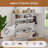 MDF Shoe Storage Cabinet with Flip-up Drawers and Shelves-987855116