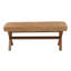 Banc tissé en jacinthe d'eau
