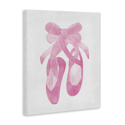 Ballerina Shoes Watercolor Canvas, design by Camila Juncos