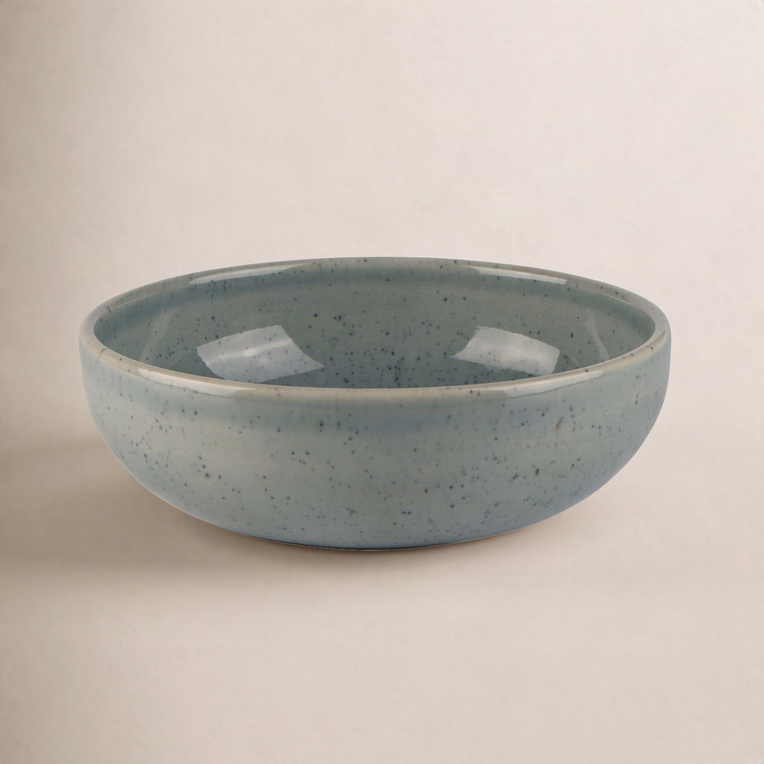 Larea Stoneware Dessert Bowl, Blue