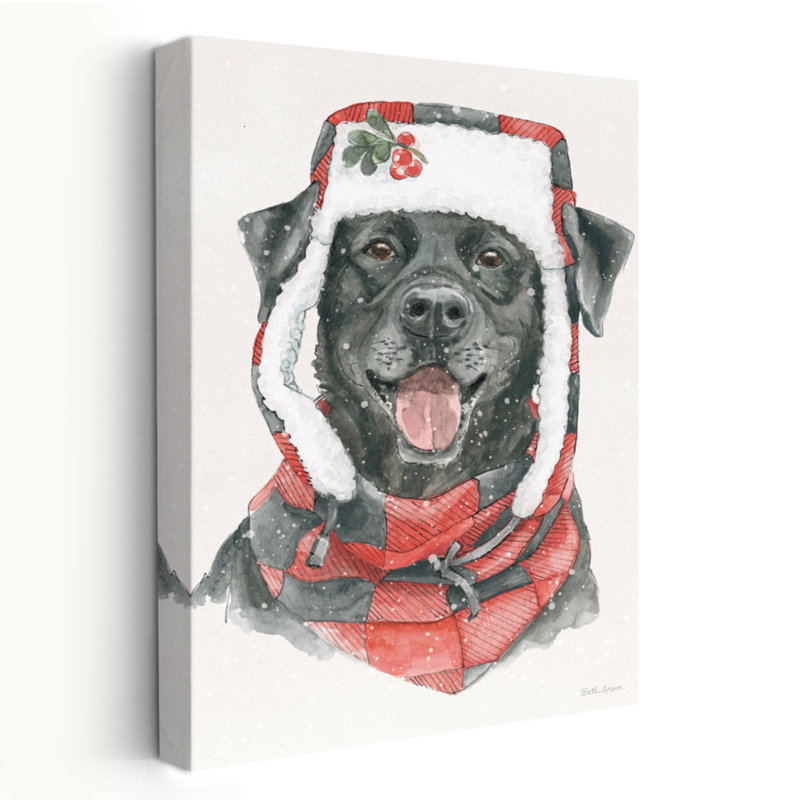 Winter Paws II - Animaux, animaux en vêtements, H 36 po x l 24 po