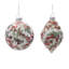 Ornement en verre Holiday (ensemble de 6)