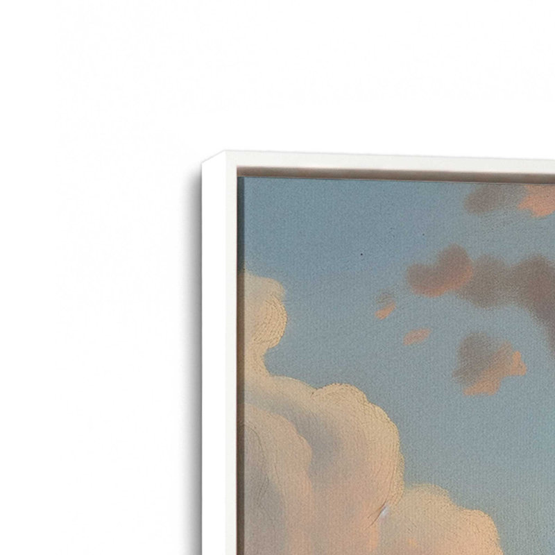 «Brilliant Skies», ensemble de 2, reproduction sur toile, Cadre flottant blanc, H 32,75 po x l 32,75 po x P 1,75 po