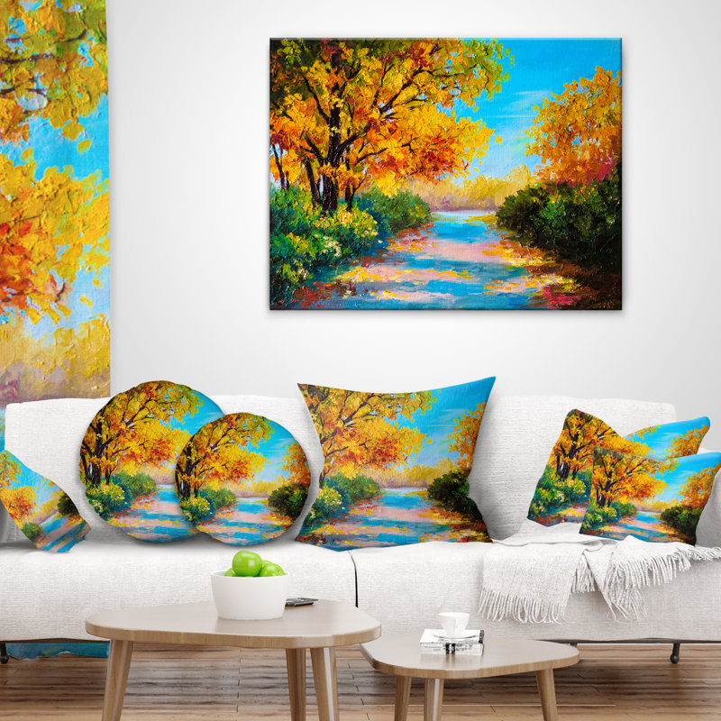 Coussin Schafer Landscape Autumn Forest