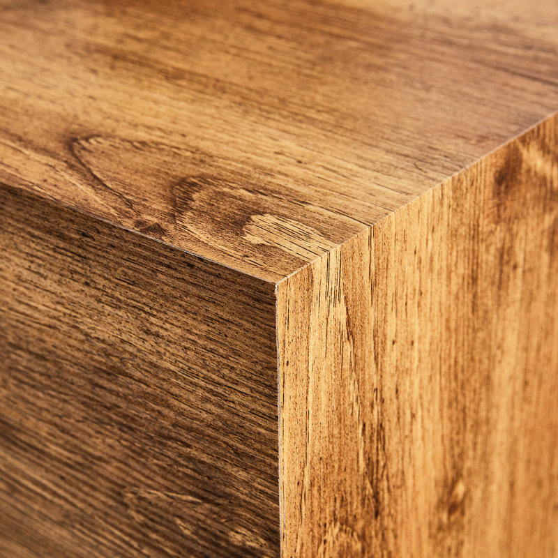 Table basse avec élément en bois attrayant - Motif captivant de 40,07 po x 23,22 po x 12,11 po