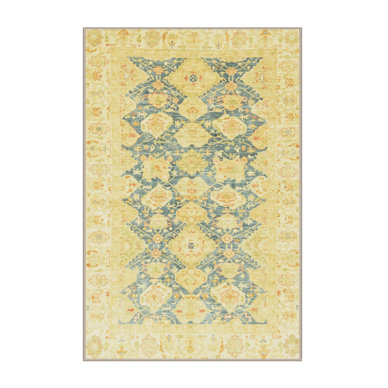 Abstract Indoor Rug, Rectangle 4' x 6'
