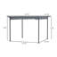 Auvent rétractable pour pergola 11,5 pi x 11,5 pi Outsunny