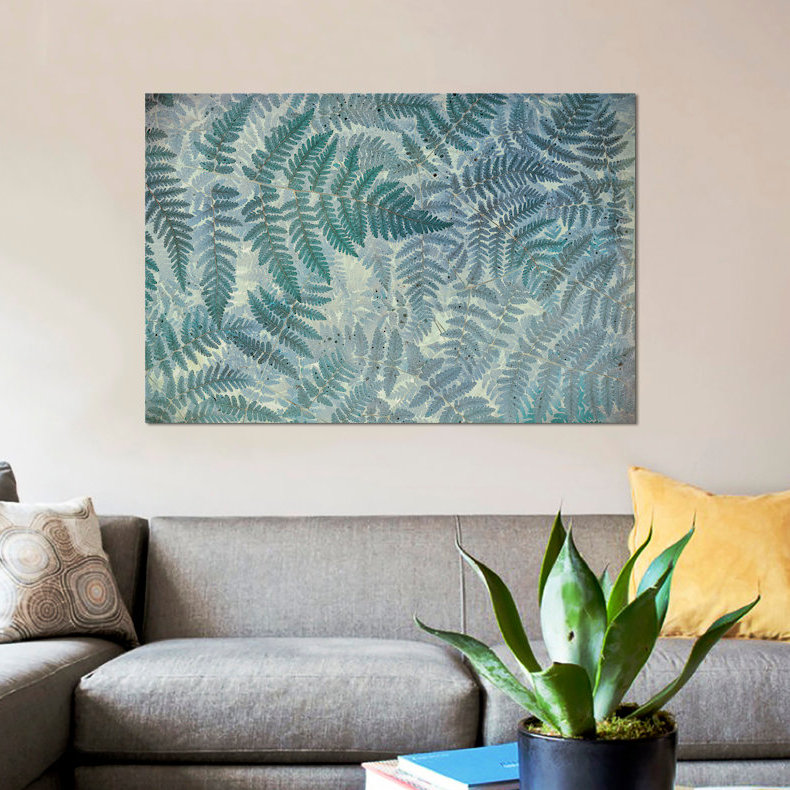 « chêne à motif », impression sur toile, H 12 po x l 18 po x P 1,5 po, Toile tendue, Pas de tapis