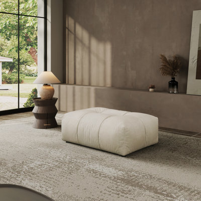 Canapé modulaire modulaire, siège à combinaison profonde surdimensionné, housses de coussin amovibles et lavables, tissu, rembourrage en duvet